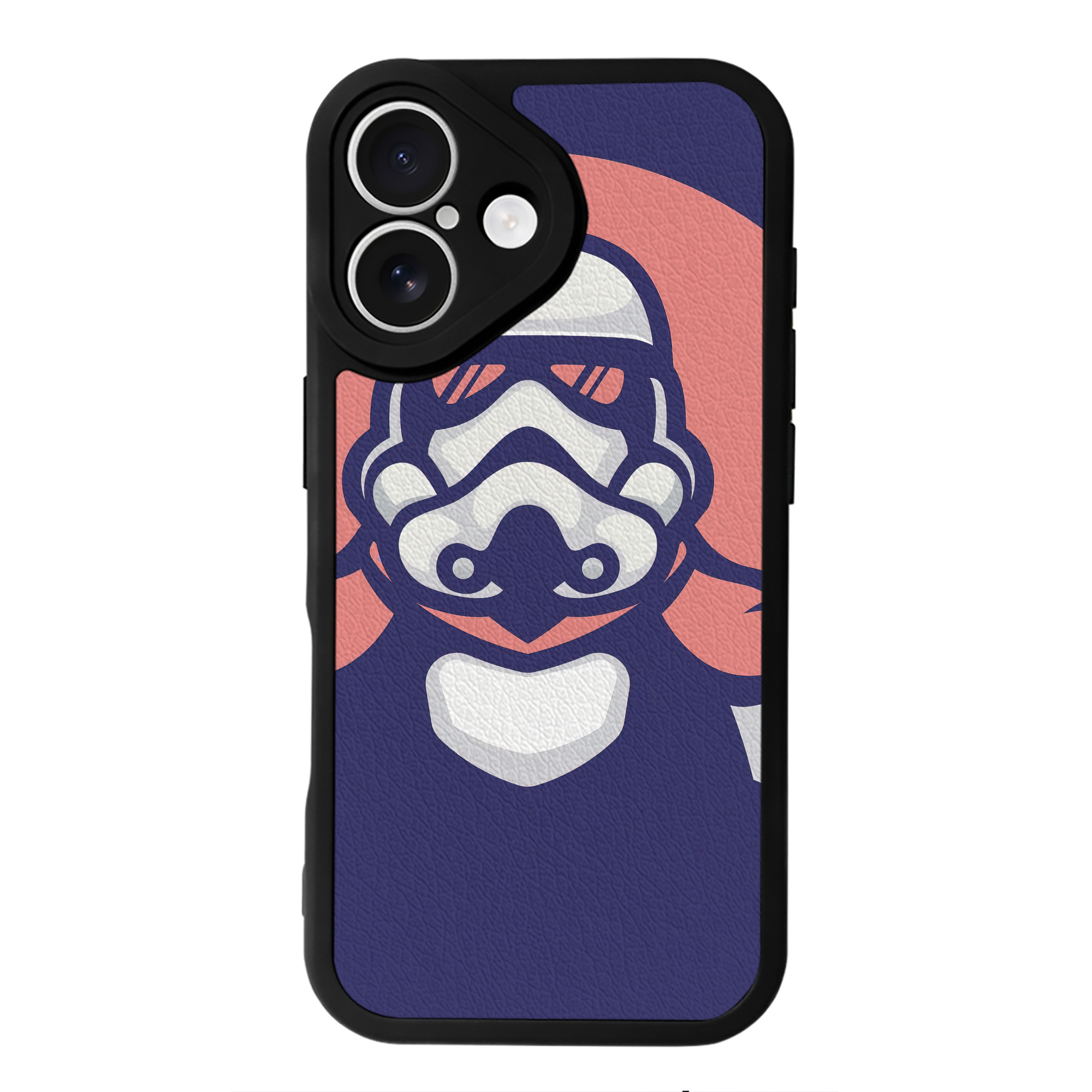 （画像用） スター・ウォーズ Star Wars 【iPhone 16シリーズ対応】シリコンスマホケース（レザー調） 材質：シリコン